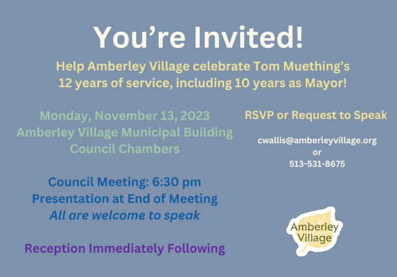 Mayor Muething Invite - Back
