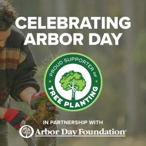 Celebrating Arbor Day graphic