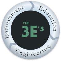 Three E's: Enforcement, Education, Engineering