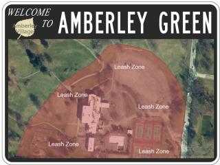 Map of leash zones at Amberley Green