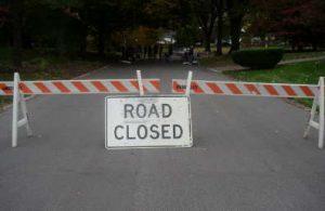 Road Closed Sign