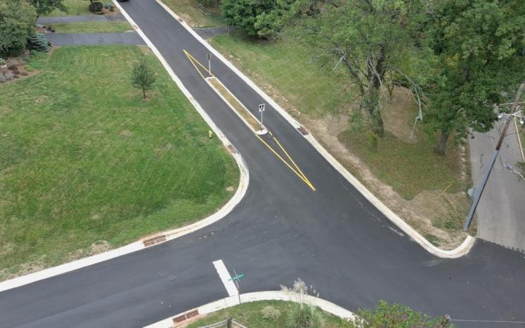 Aerial view of Farmcrest Kincaid